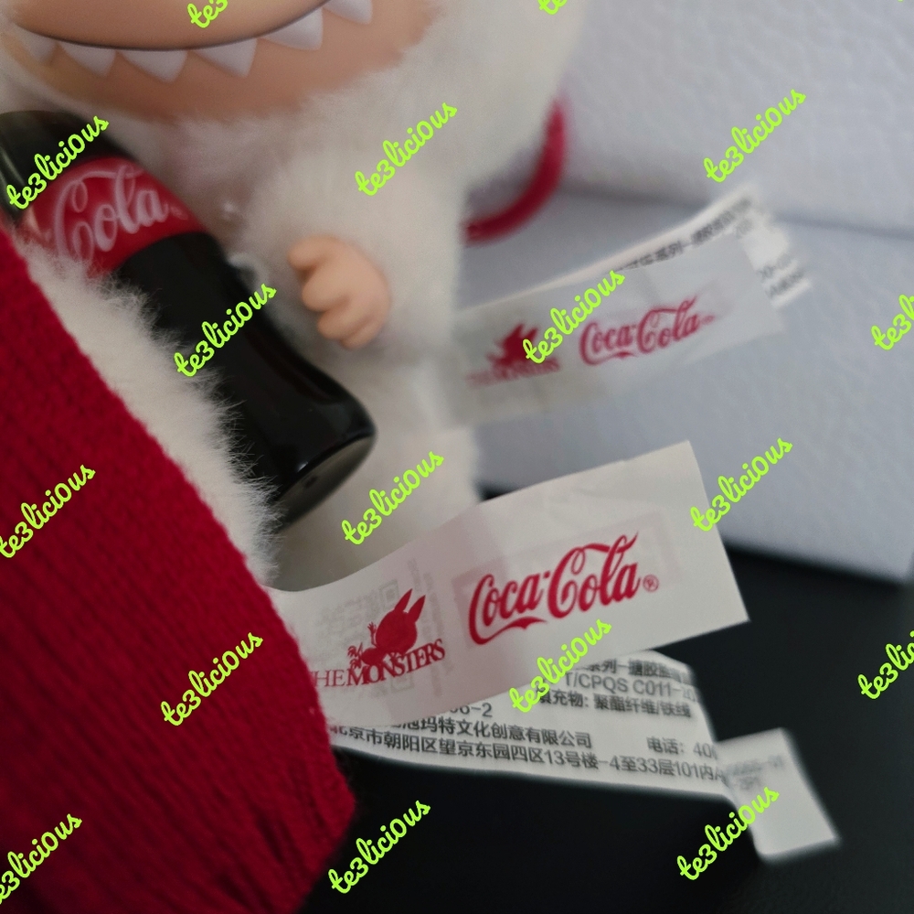 POP MART LABUBU THE MONSTERS COCA COLA VINYL FACE PENDANT - Picture 7 of 14